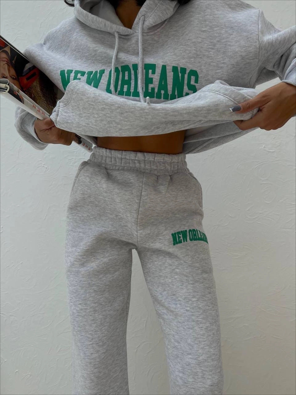 Women's New Orlean's Hoodie 2pcs Set