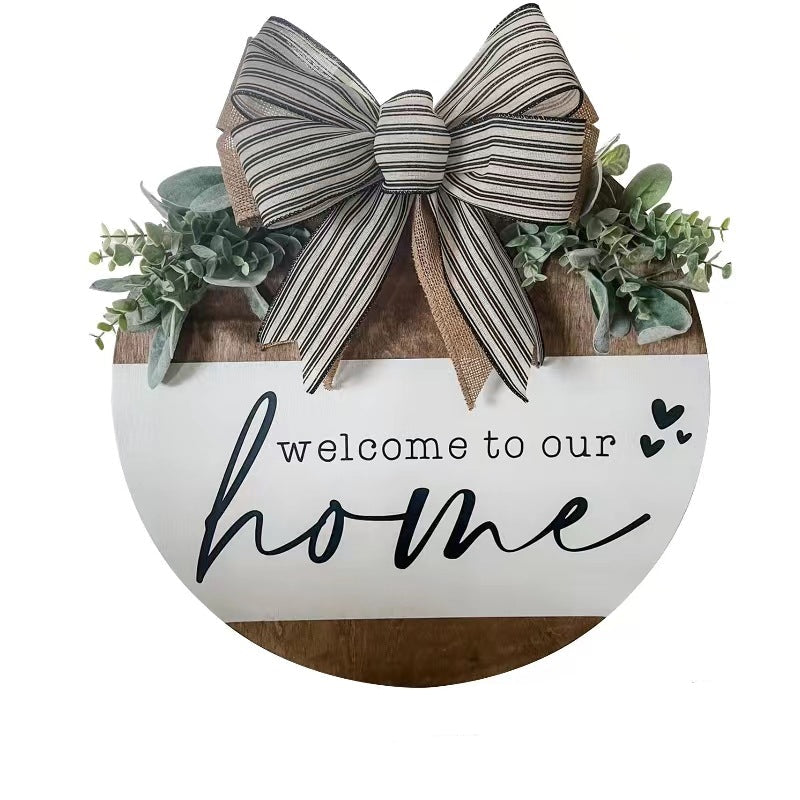 Seasonal Wooden Door Hanger