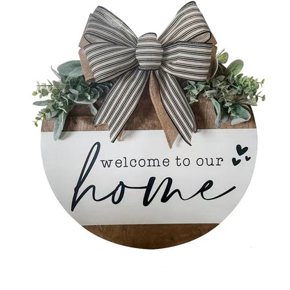 Seasonal Wooden Door Hanger