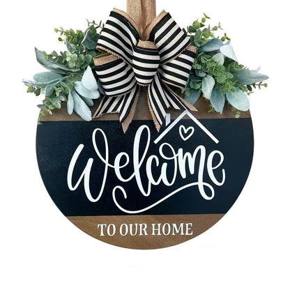 Seasonal Wooden Door Hanger