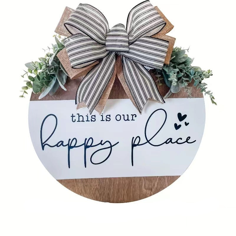 Seasonal Wooden Door Hanger