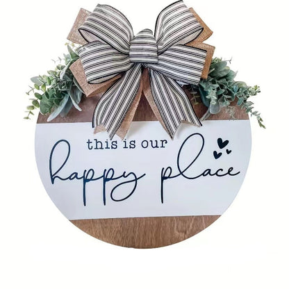 Seasonal Wooden Door Hanger