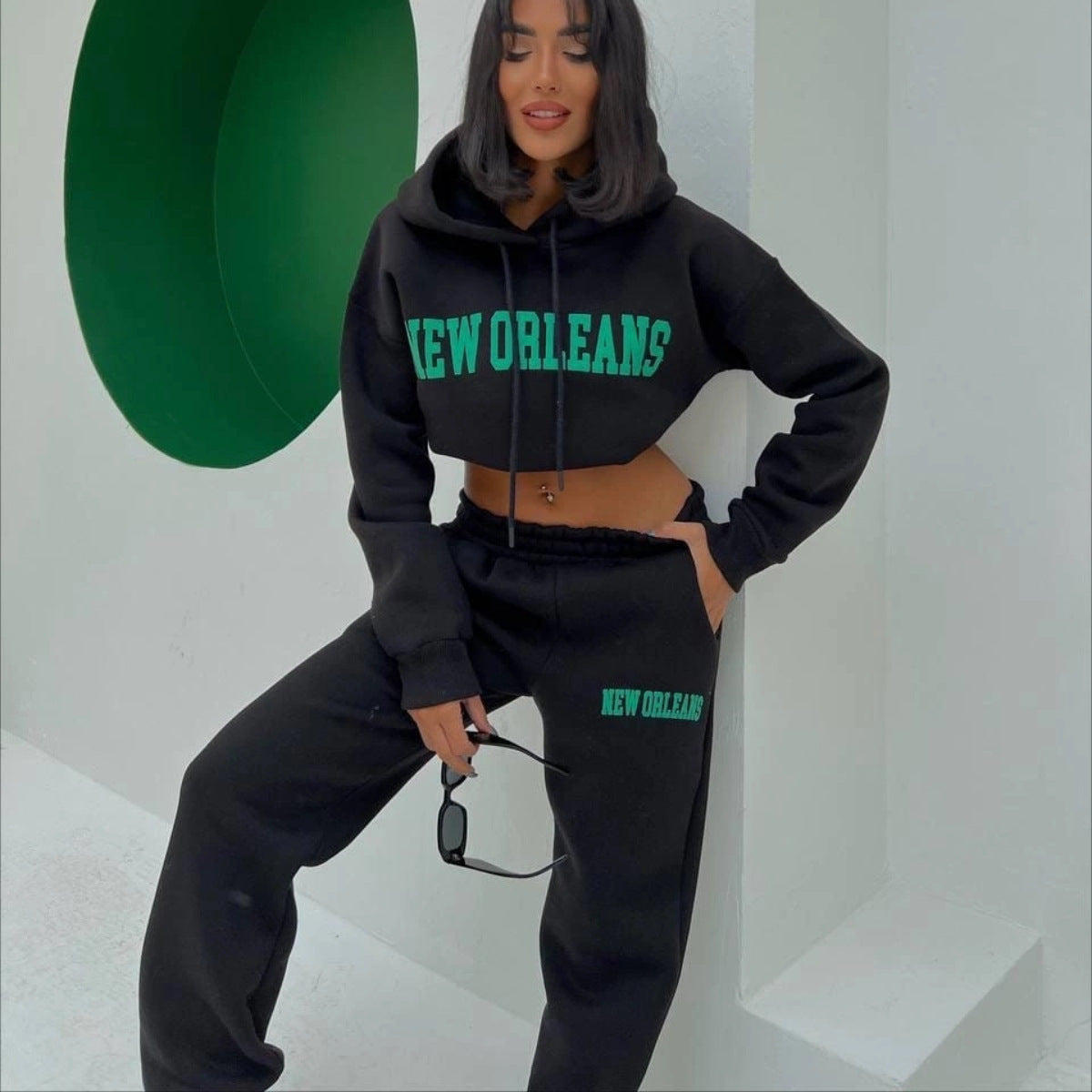 Women's New Orlean's Hoodie 2pcs Set