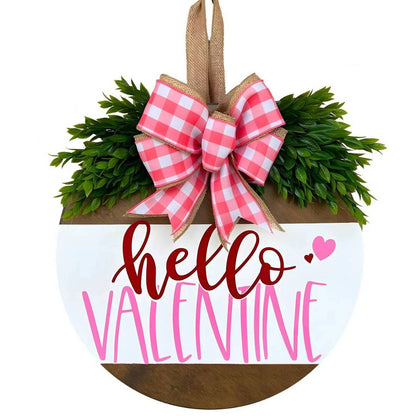 Seasonal Wooden Door Hanger