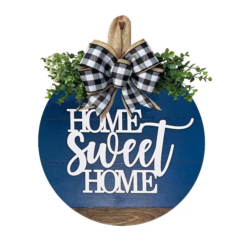Seasonal Wooden Door Hanger