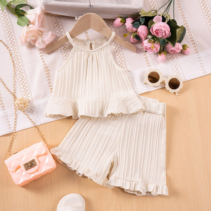 Girl's Textured Outfit 2pcs set