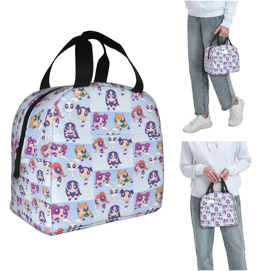 Powderpuff Girls New Jeans Insulated Lunch Bag
