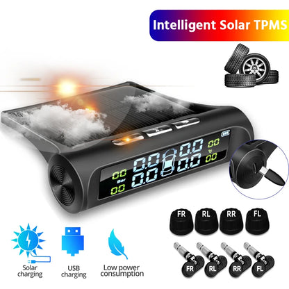 Smart Solar Tire Pressure Monitoring Systems