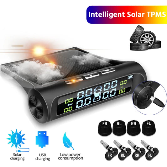 Smart Solar Tire Pressure Monitoring Systems