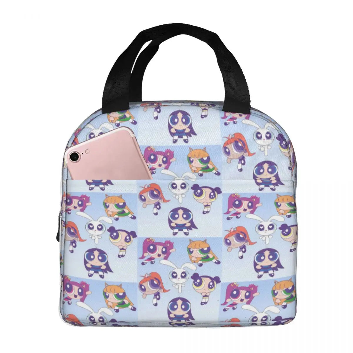 Powderpuff Girls New Jeans Insulated Lunch Bag