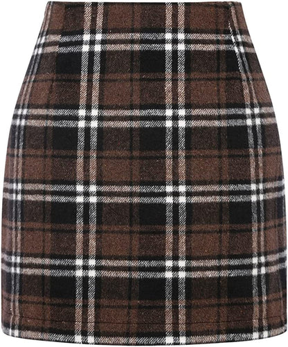 Women's Wool Mini Skirt