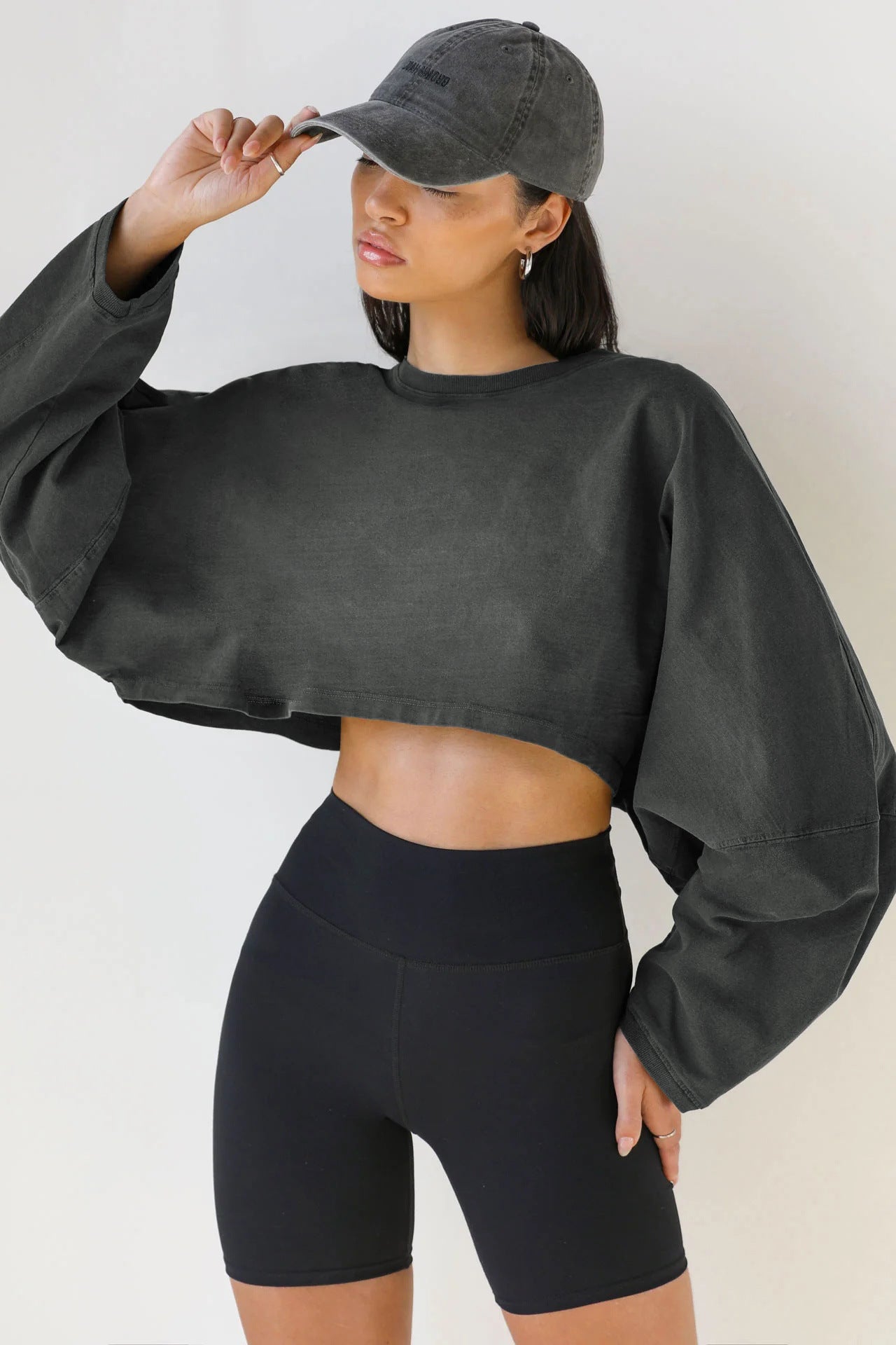 Women's Oversized Crop Shirt