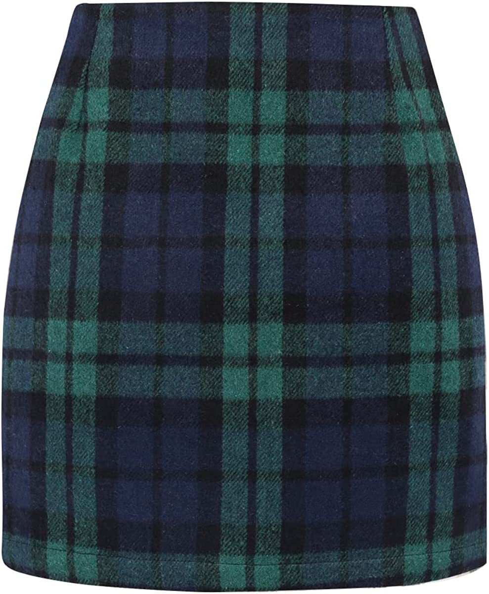 Women's Wool Mini Skirt