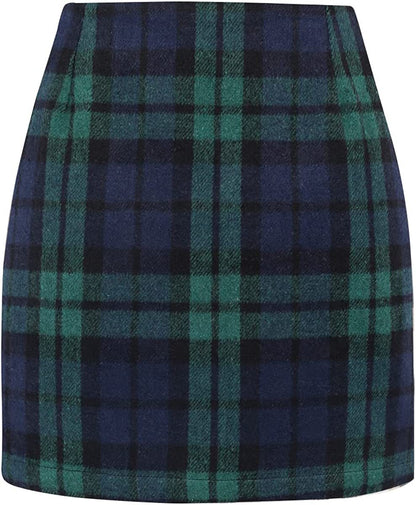 Women's Wool Mini Skirt