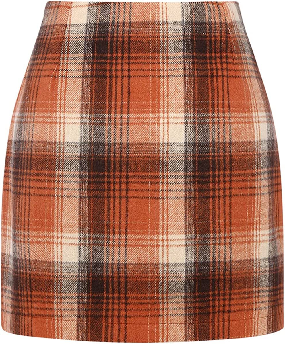 Women's Wool Mini Skirt