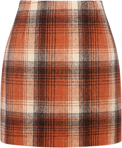 Women's Wool Mini Skirt