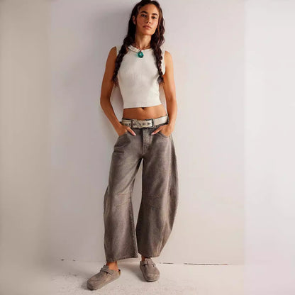 Women's Casual Wide Leg Jeans