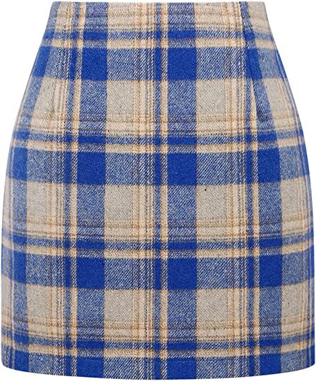 Women's Wool Mini Skirt
