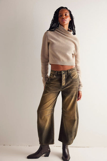 Women's Casual Wide Leg Jeans