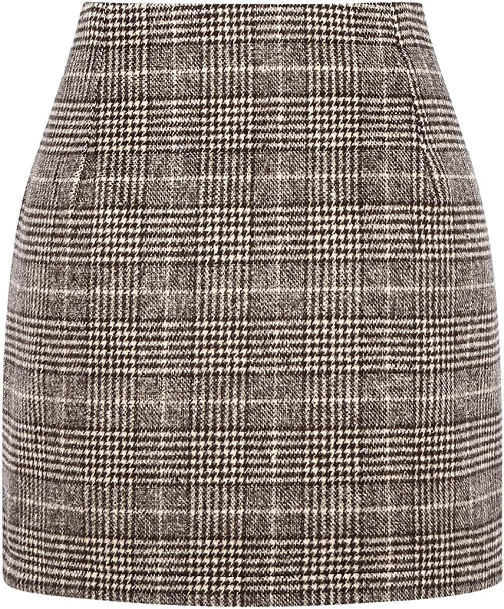 Women's Wool Mini Skirt