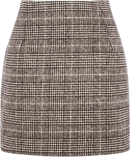 Women's Wool Mini Skirt