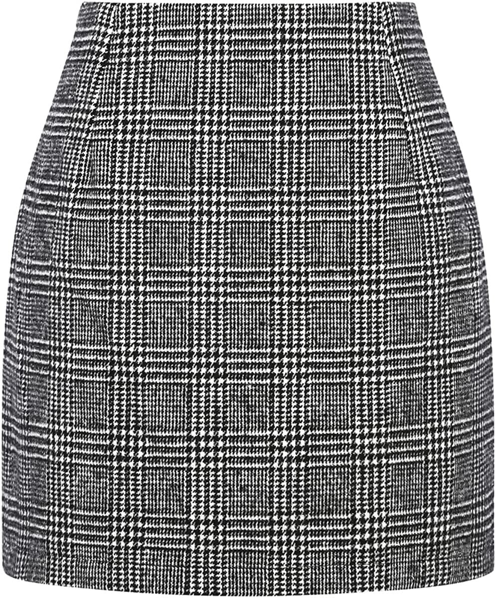Women's Wool Mini Skirt