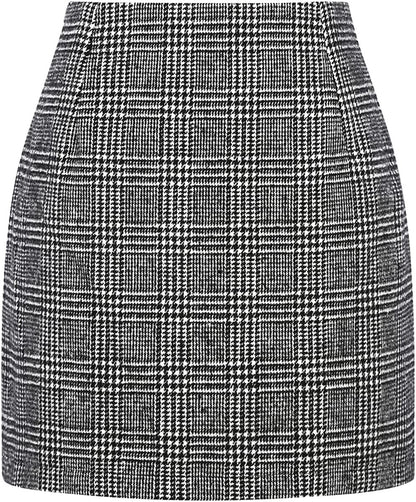 Women's Wool Mini Skirt