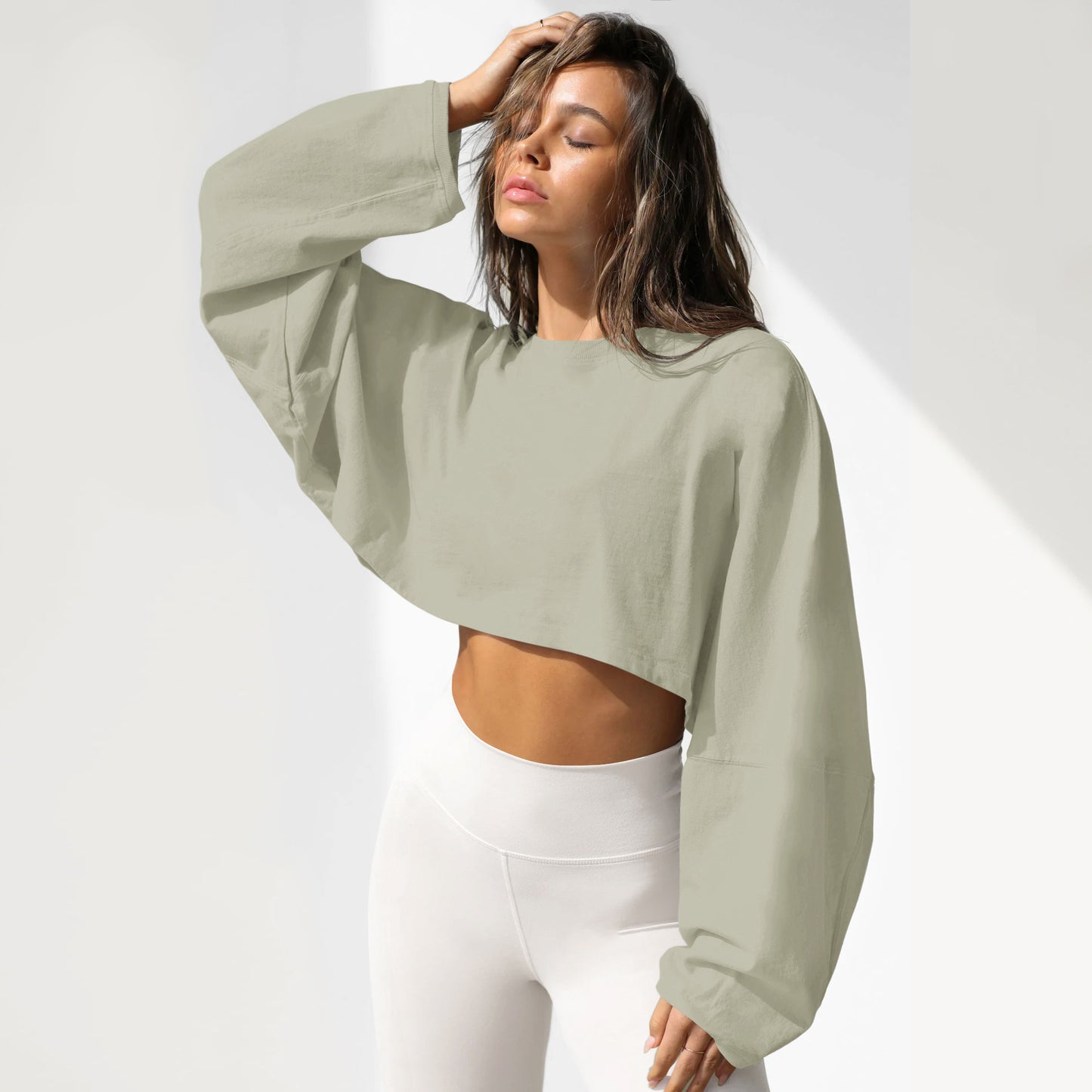 Women's Oversized Crop Shirt