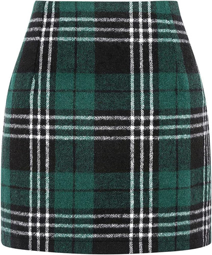 Women's Wool Mini Skirt