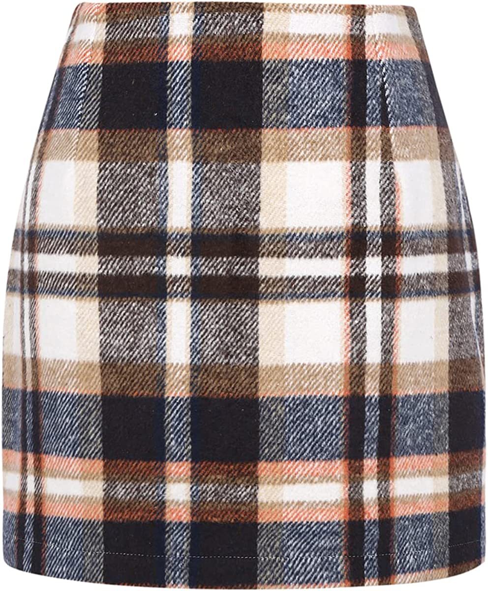 Women's Wool Mini Skirt