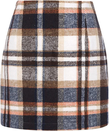 Women's Wool Mini Skirt