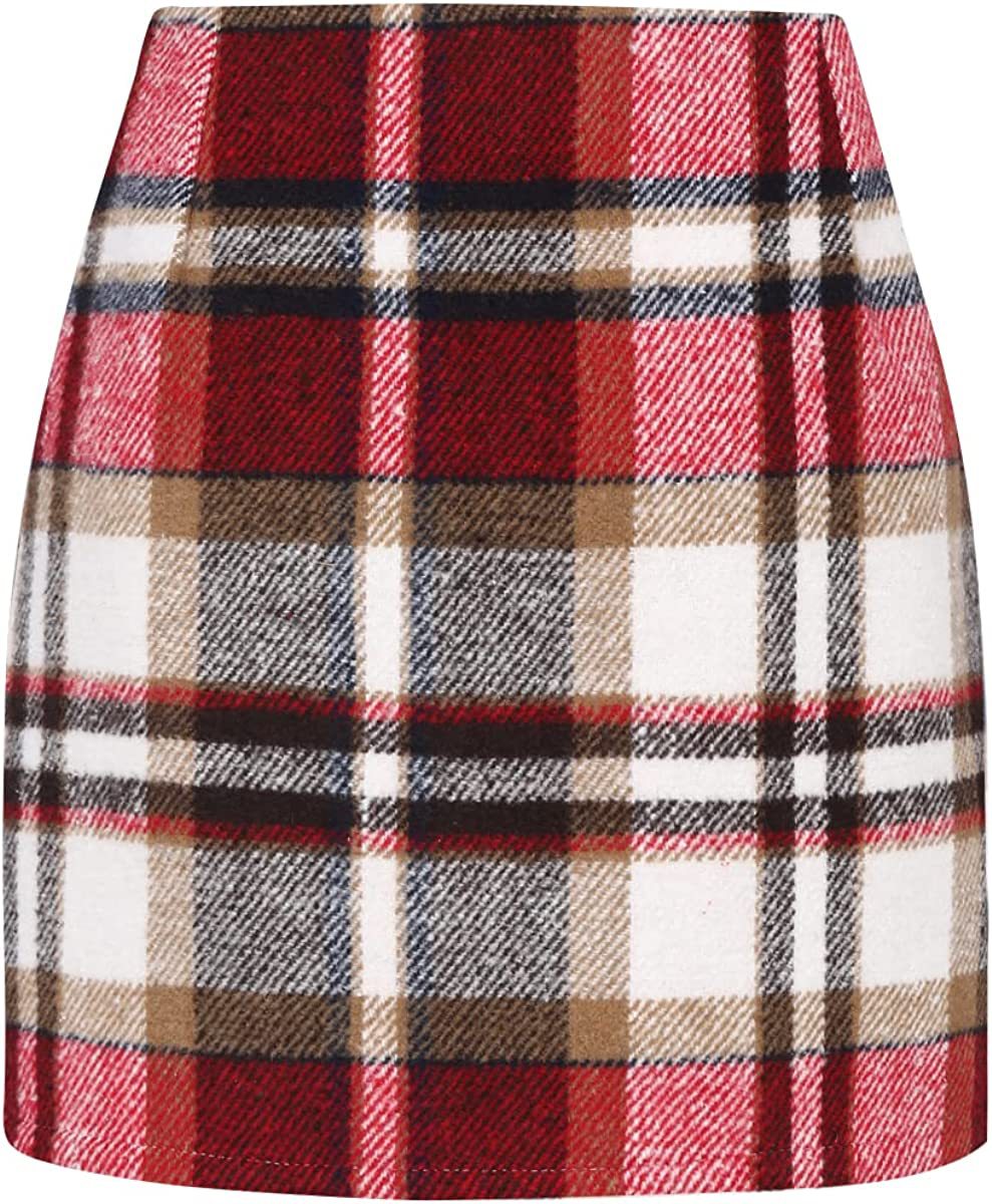 Women's Wool Mini Skirt
