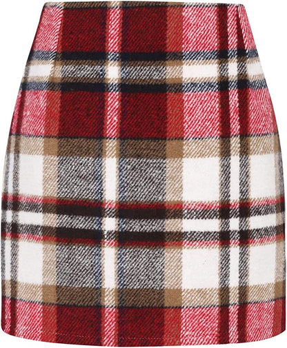Women's Wool Mini Skirt