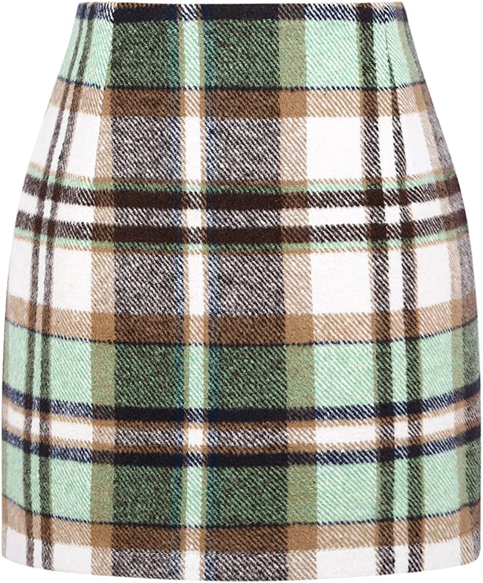 Women's Wool Mini Skirt