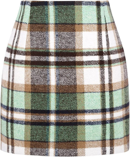 Women's Wool Mini Skirt