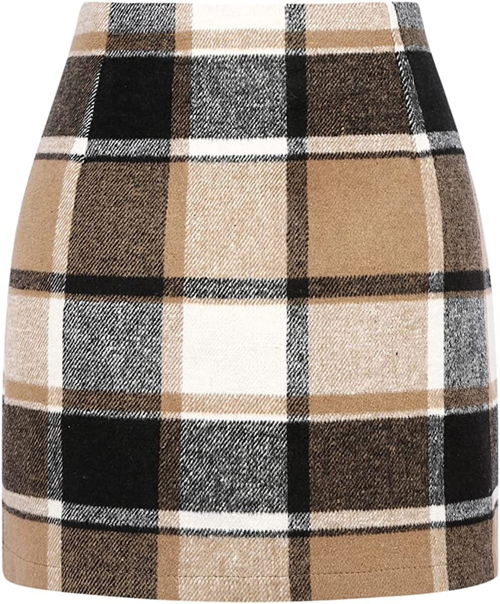 Women's Wool Mini Skirt