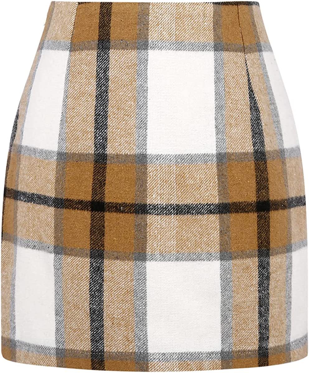 Women's Wool Mini Skirt