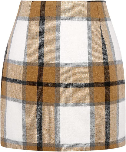 Women's Wool Mini Skirt