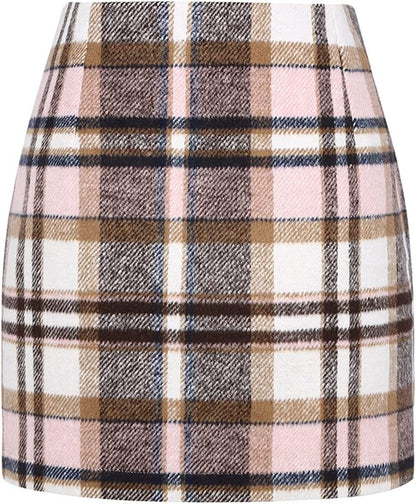 Women's Wool Mini Skirt