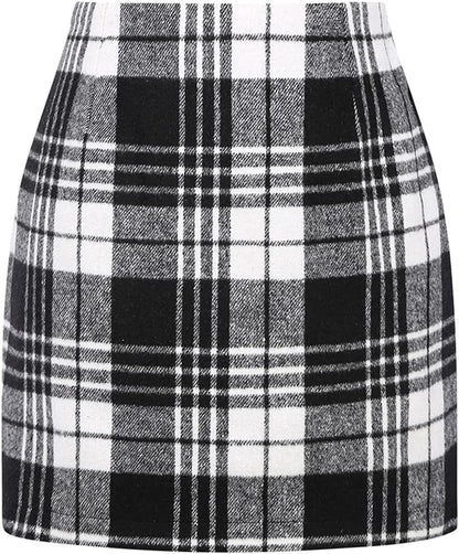 Women's Wool Mini Skirt