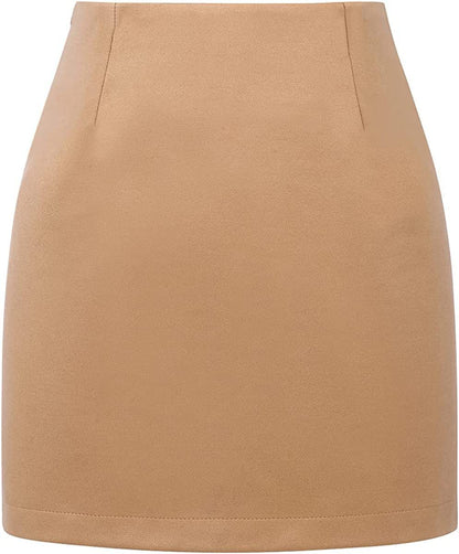 Women's Wool Mini Skirt