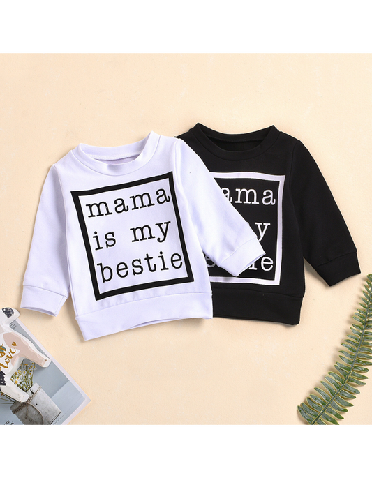 Children's Mama Is My Bestie Sweathirt