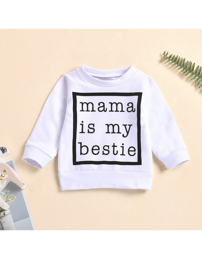Children's Mama Is My Bestie Sweathirt
