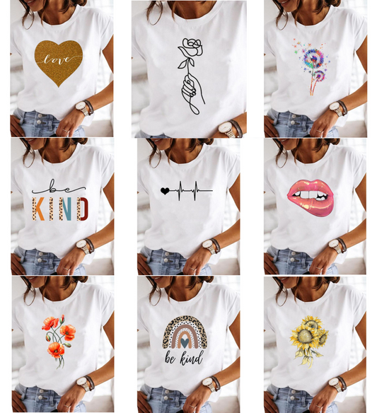 Women's Casual Print T-Shirt
