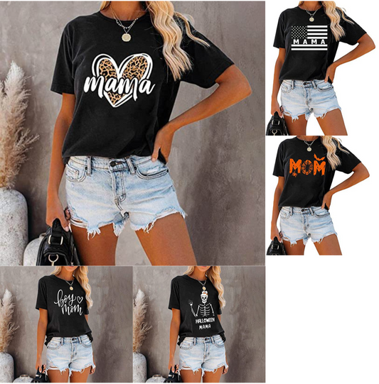Women's Mother Print T-shirt