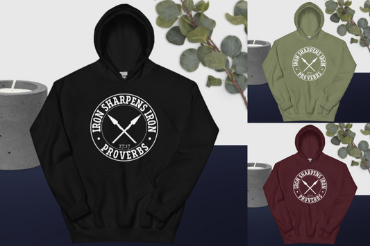 Men's Christian Iron Sharpens Iron Hoodie