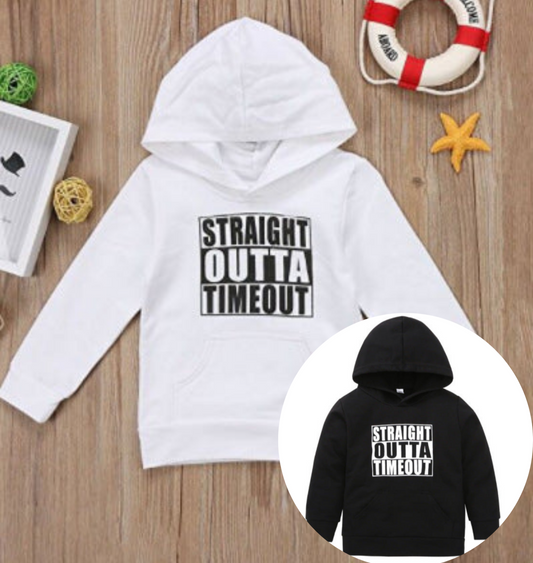 Boy's Straight Outta Timeout Hoodie