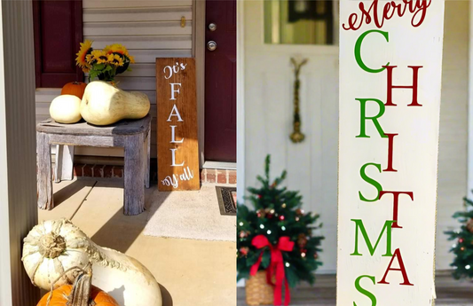 Wooden Porch Sign