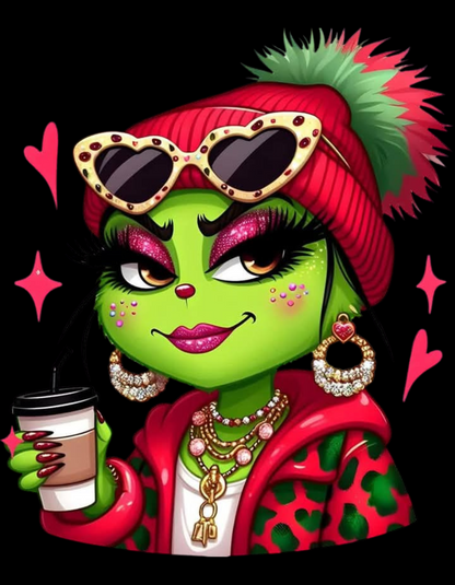 Women's Christmas Grinch Hoodie
