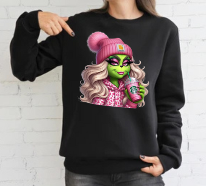 Women's Christmas Grinch Sweatshirt